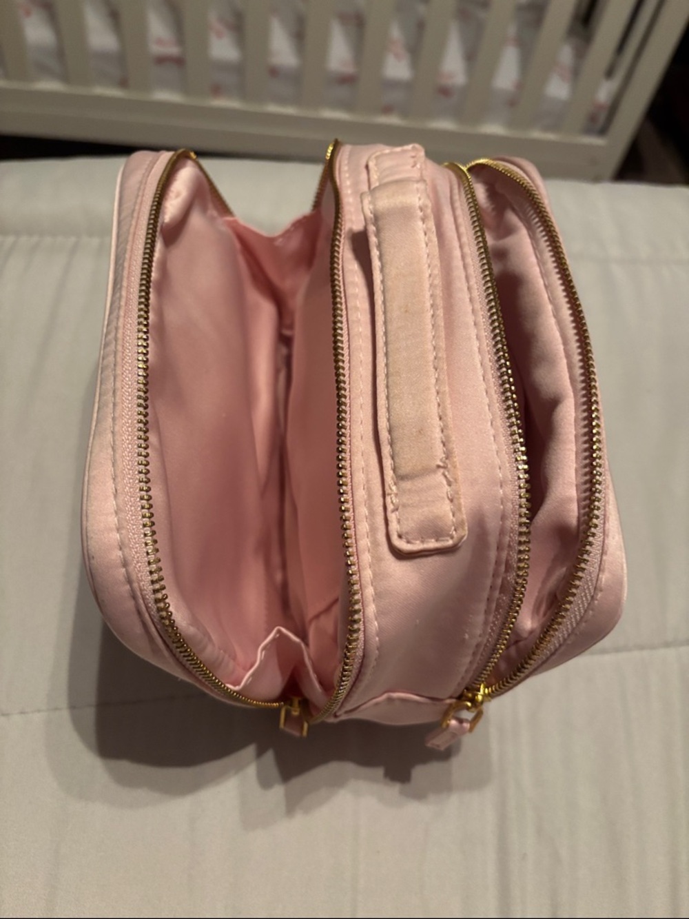 New Satin Light Pink Prada La Femme Cosmetic Case - Picture 10 of 10